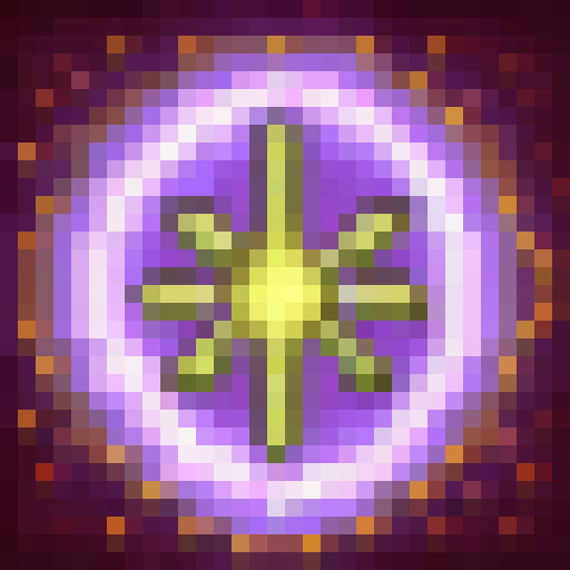 Abandoned, rusted, and overgrown with vines, the dilapidated space station stands alone against the starry, black void of space in a 32x32 pixel art style.