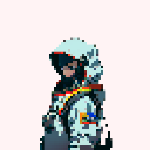 astronaut in an all black space suit