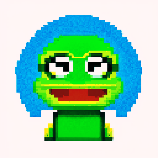 funny, pepe frog, pixel art, sRGB, vibrant colors, exaggerated facial expressions, animated, comical poses