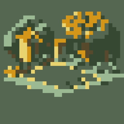 topiary plant, isometric asset, decorative pot, art nouveau garden, sRGB, pixel art