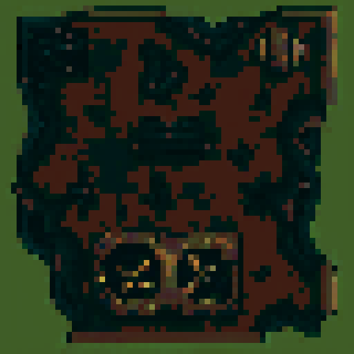 destroyed building, crumbling walls, shattered windows, overgrown vines, graffiti tags, pixelated debris, vibrant colors, jagged edges, sRGB color palette, retro aesthetics, low resolution, blocky textures