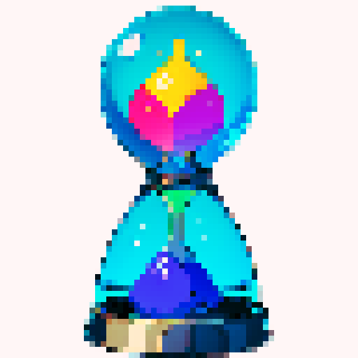 minimal hourglass without background, colourfull, minimalistic, transparent, glass