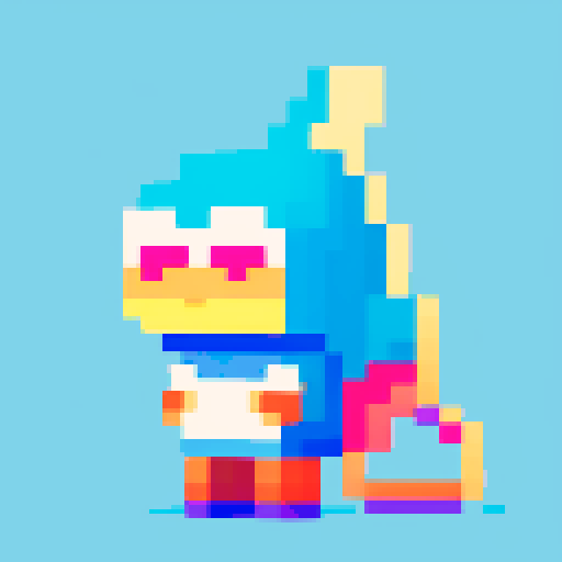 Cartoon soda pop character