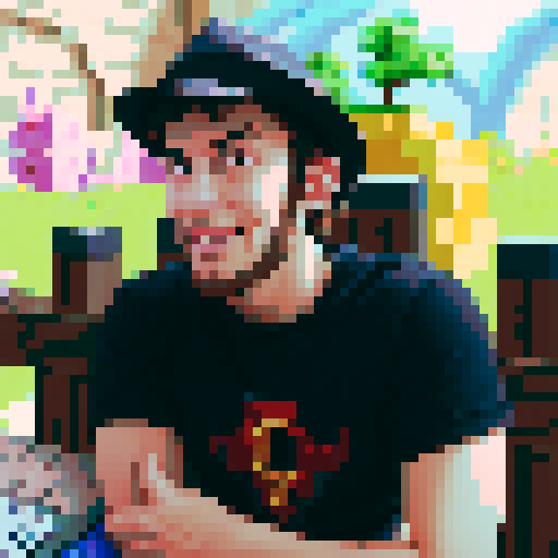 Keep the face, dungeon and dragons player roling dice, pixel art 