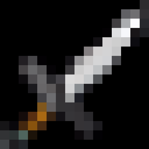 minecraft sword, green sword blade, emerald blade, item icon, 16x16, pixel art, wooden hilt