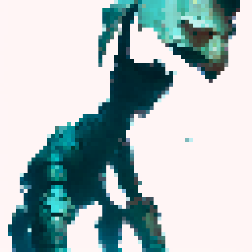 A golem made of rocks with a large head, fantasy rpg