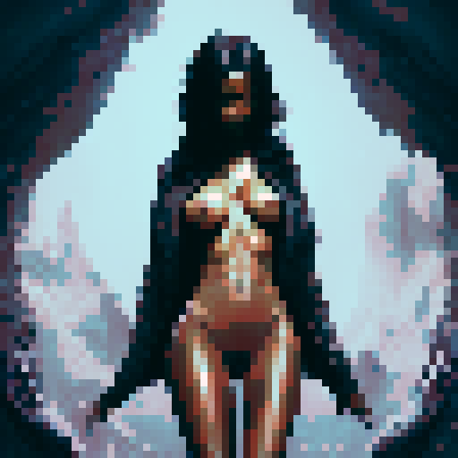 Create a black Brazilian woman, thin, perfect big ass, small breasts, defined abdomen, toned legs, wearing sexual fantasy, 19 years old, super hot, super naughty, tattoos, she is a porn model, perfect body, perfect breasts