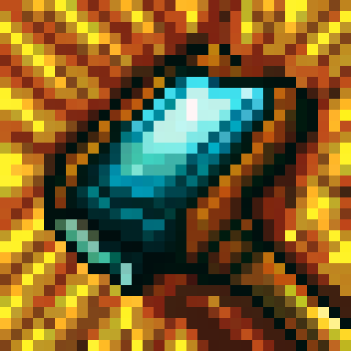 "Create a skillful close-up portrait of dirt texture with a game icon style using 32x32 pixel art and sRGB color palette, featuring a rugged, gritty appearance with coarse particles and earthy tones."
