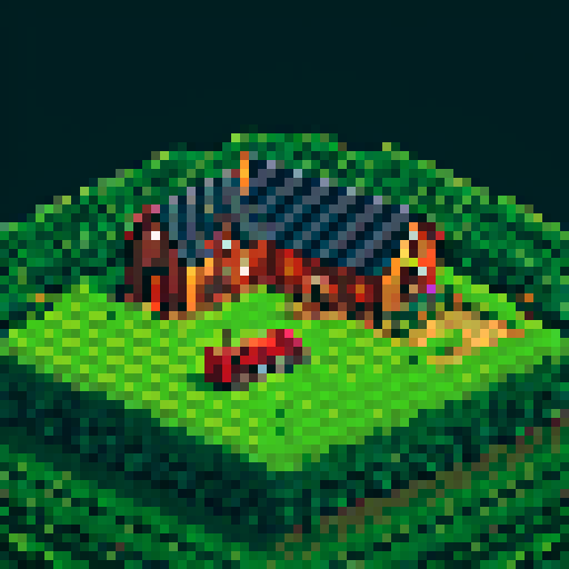 farming simulator rendered in gothic fantasy