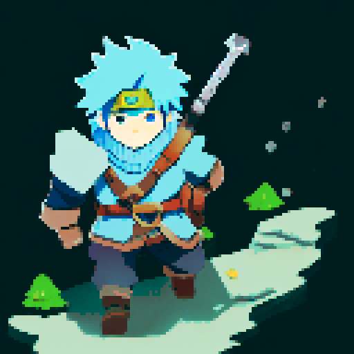 Hatake Kakashi with a black cat with yellow eyes on his shoulders in the himalayas