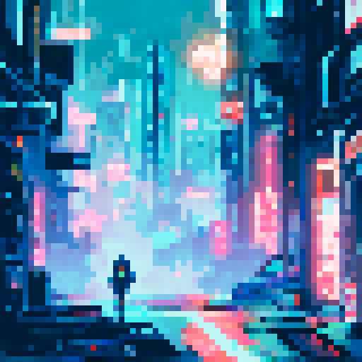 cyberpunk street view