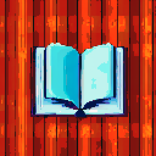 open arcane book, wood pattern background