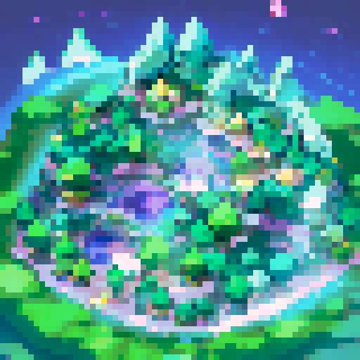 Cave full of crystals