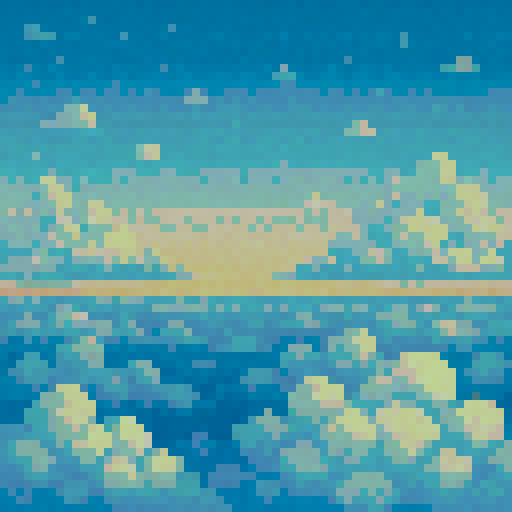 above the clouds pixel
