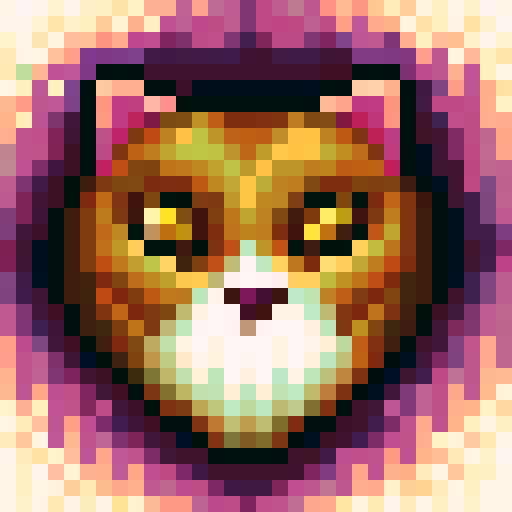 make a cartoon looking cat