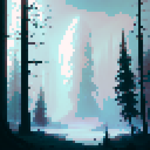 forest, trees, isometric projection