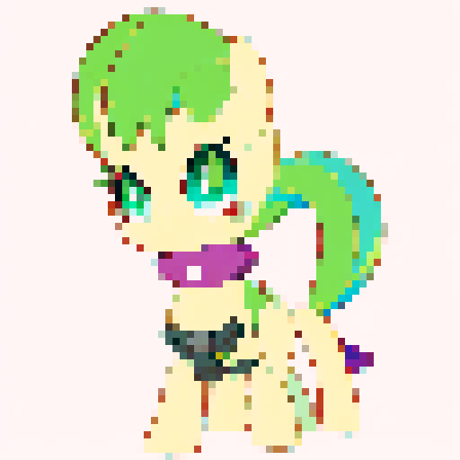 A my little pony character smiling