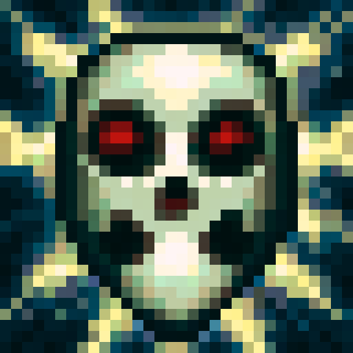 skull character sprite set, running animation, game icon, 32x32 pixel art, sRGB, skill art, close up, portrait