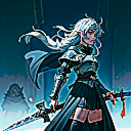 The Defeated Knight "Kosen
------
Introduction: A titled knight born during the Costa period a thousand years ago, with outstanding military achievements and extremely high status.
------
Note: Kosen will use soul fire, specifically manifested as blue flames. The weapon is a super large sword, known as the 'Blasphemy Holy Sword'
Blasphemy Holy Sword: A super large sword made of gray black metal named "Ocon Harry", with extremely strong demon guiding ability and still ext