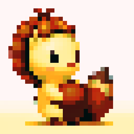 brown acorn, no background