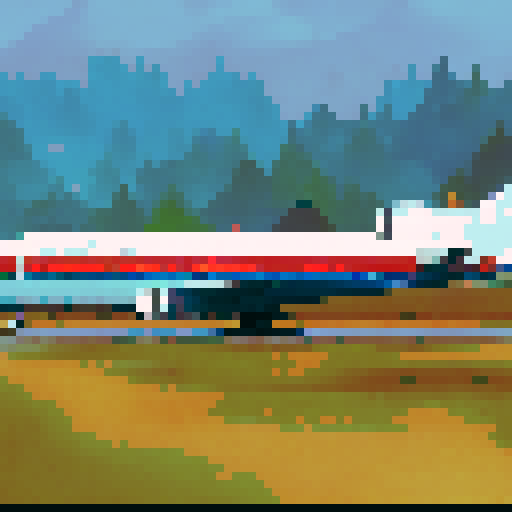 boeing 727-200, plain background, side view