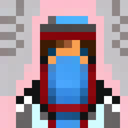 Winter clothing drive box, colorful scarves, hats, mittens, pixel art, 16x16 portrait, white background.