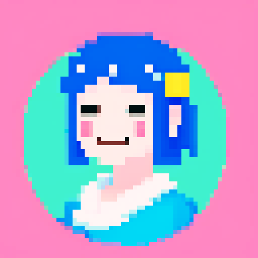 portrait, sprite art, middle aged korean woman, average, smile, aunt