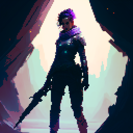 Female Thief, stealthy, slyly evading detection, with a thin frame, Looking around, in a fantasy RPG art style
