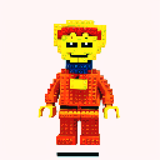 Sponge bob pixel lego 