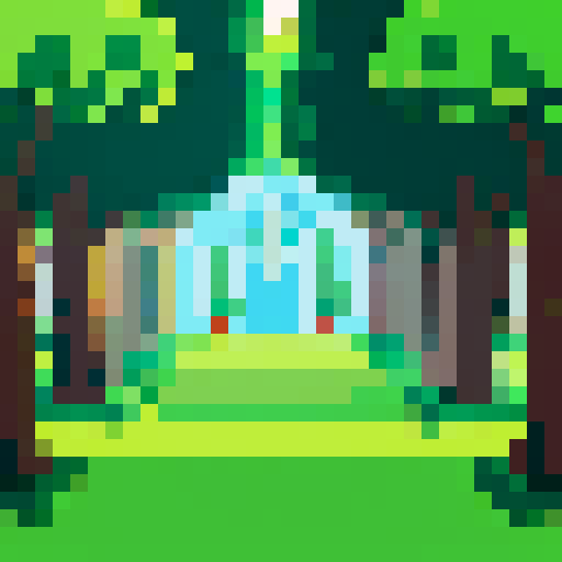 A cemetery in a forest on a sunny day 