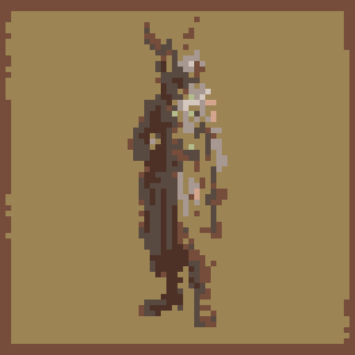 small fantasy icon of ratman archer for use in a fantasy wargame