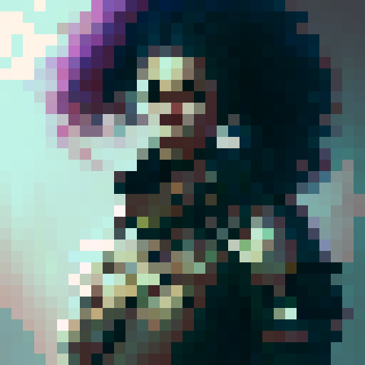 Portrait of a knight, in the style of final fantasy