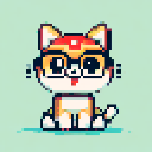 Pixel art landscape with a character wearing a hat in sRGB color scheme against a visually appealing background