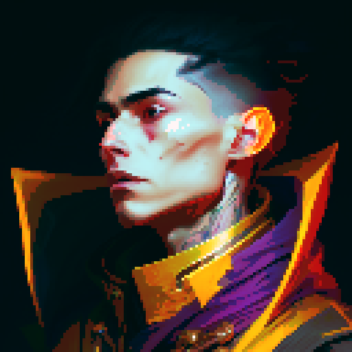 Dark Evil Male Wizard with black hair and bright eyes, wearing a red and black robe with golden-trimmed lining, conjuring a blazing fireball in a fantasy RPG style