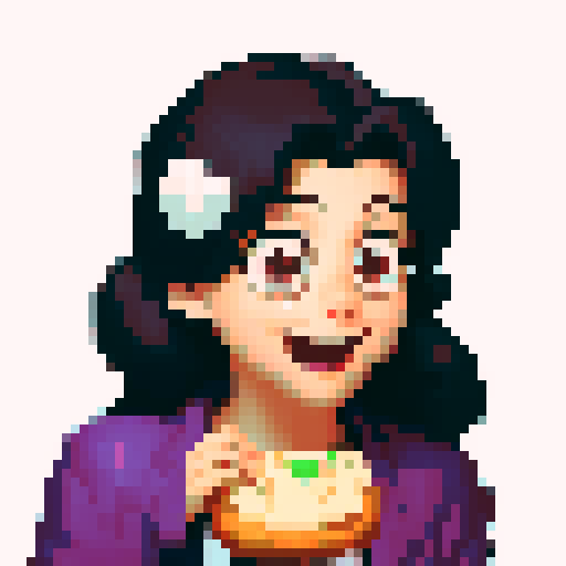 Prompt:
"Using the provided 3/4 view reference image of the character, generate four variations:

Front View 1: The character eating a cookie with a happy expression.
Front View 2: The character looking through binoculars, showing focus and curiosity.
Side View 1: The character looking at a phone, appearing interested or thoughtful.
Side View 2: The character talking to a random person, with a conversational expression.
Ensure the character's appearance remains consistent with the reference imag