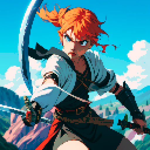 Swinging sword, sword slash, slashing attack