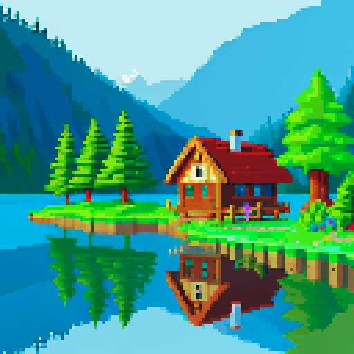 pacific northwest woods and lakeside wilderness