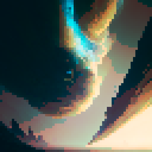 Cloud-bound airbender creates intricate swirls and curves with fluid movements, surrounded by misty atmosphere and a dreamlike art style.