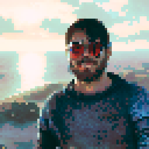 neon, cyberpunk, avatar picture