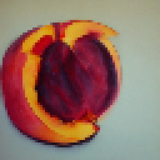  a peach with great eyes