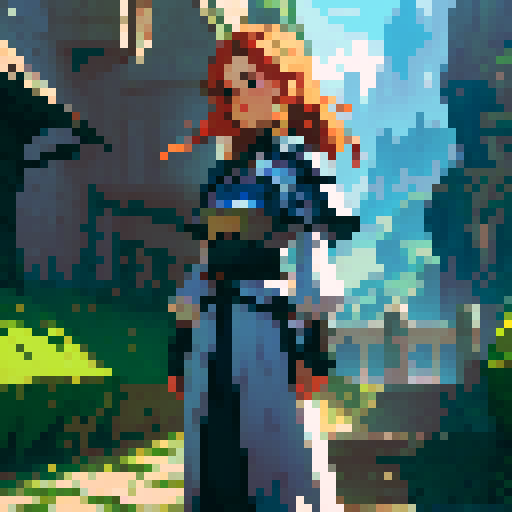 Top down knight character 