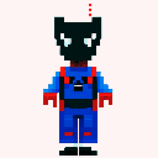 spiderman swinging, pixelated buildings, vibrant colors, blocky shapes, retro video game style, 8-bit aesthetic