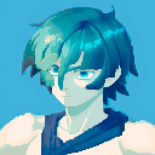 give him a sad face with closed mouth