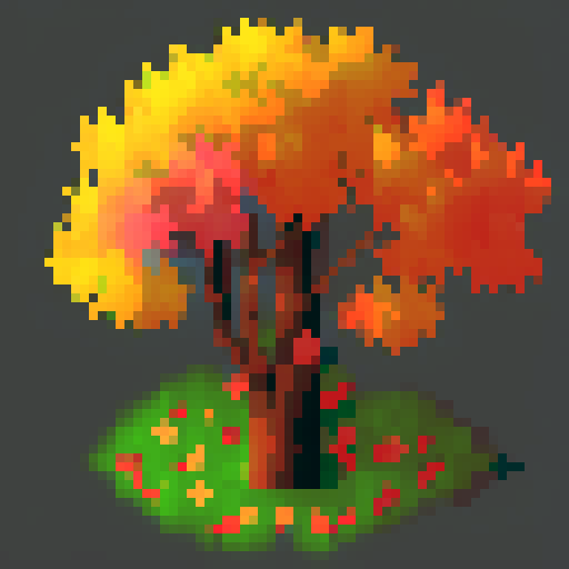 Falling Leaves Background