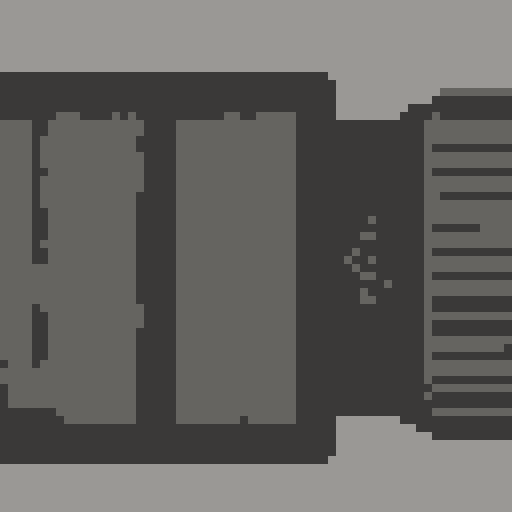 Pixelated tank on a war-torn battlefield, surrounded by explosions and smoke, with soldiers amidst ruins and debris, in a gritty and retro style with muted colors and intense action-packed scenes, all captured from an aerial view to create an immersive and iconic image