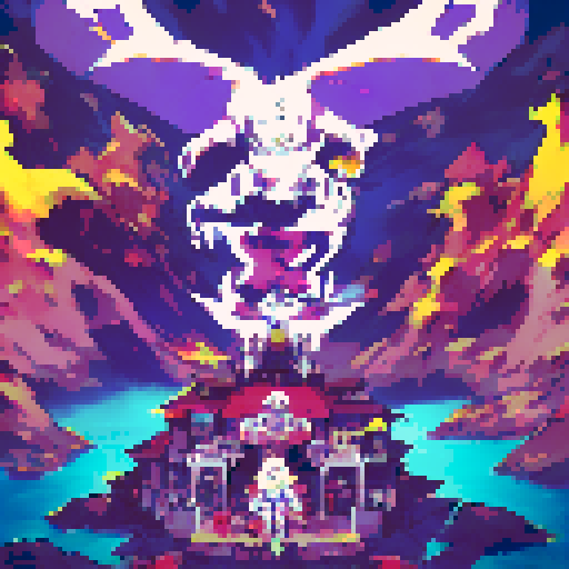 Transport yourself into the mesmerizing world of Demon Slayer with a pixel art creation that captures its essence. Bring to life the iconic characters of the series in a charming, elementary swordsmen style, showcasing their unique traits and fierce determination. Let the pixelated strokes convey the intensity of their battles and the strength of their spirit.

But it doesn't stop there. Dive into the realm of witchcraft demons 