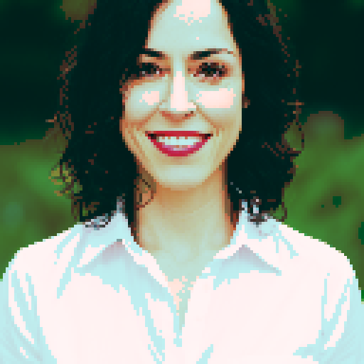 Transform photo to pixelated image