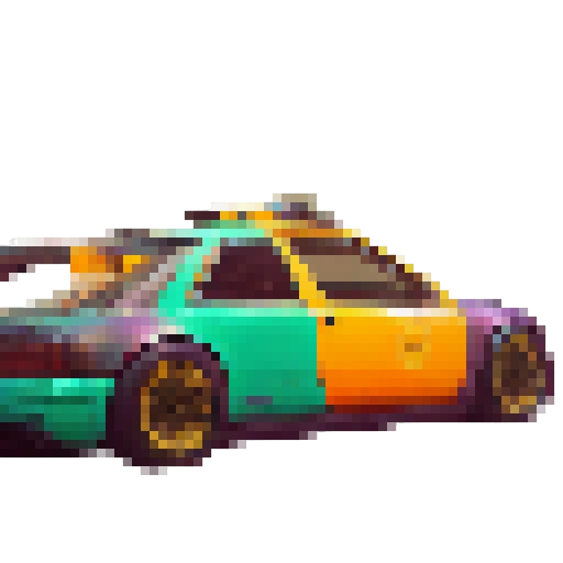 neon ride, bit image