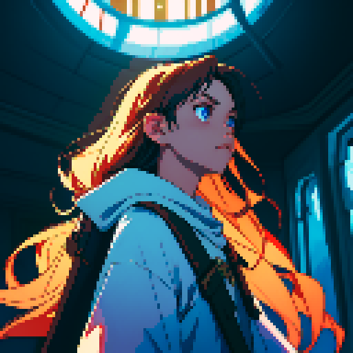 Hero slowly floats down from the sky inside a beam of holy light.