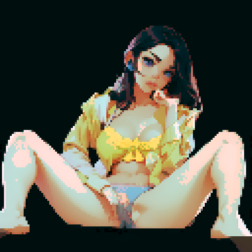 sexy girl in underwear fingering herself